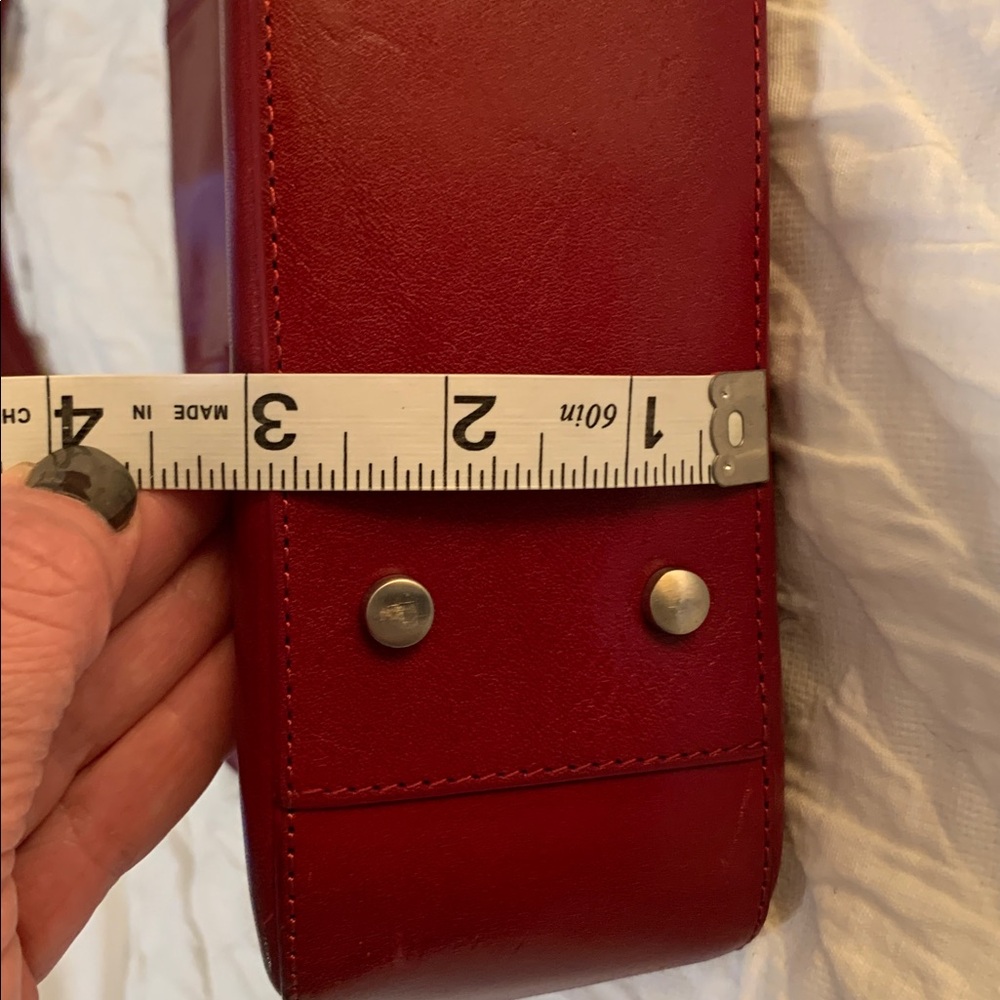 HOBO International red small shoulder bag Y2K leather classic - Picture 15 of 15